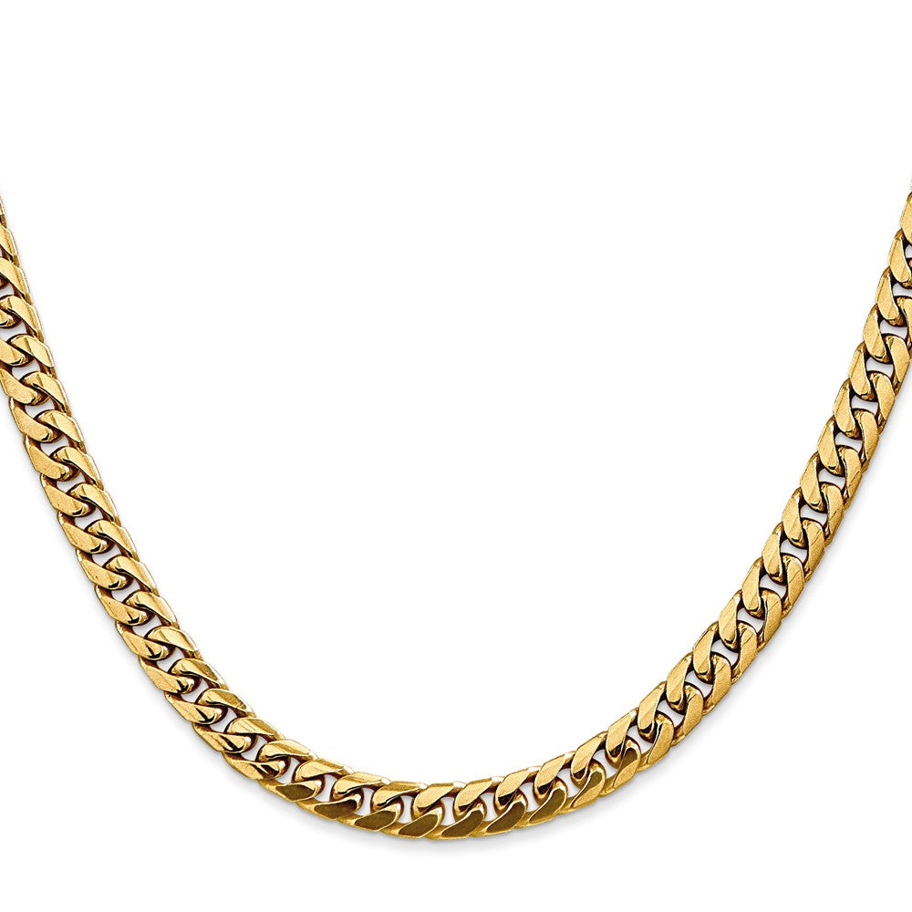 14k 5mm Solid Miami Cuban Chain - Product Photo