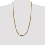 14k 5mm Solid Miami Cuban Chain - Product Photo