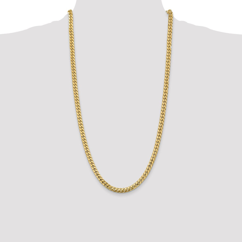 14k 5.5mm Solid Miami Cuban Chain - Product Photo