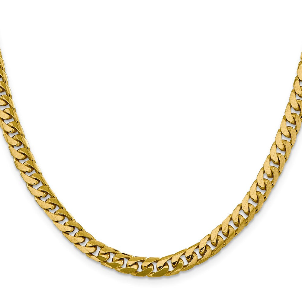 14k 6.25mm Solid Miami Cuban Chain - Product Photo