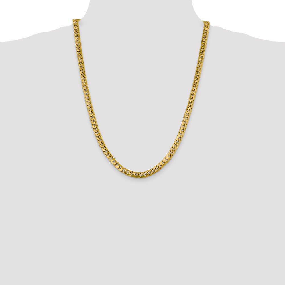 14k 6.25mm Solid Miami Cuban Chain - Product Photo