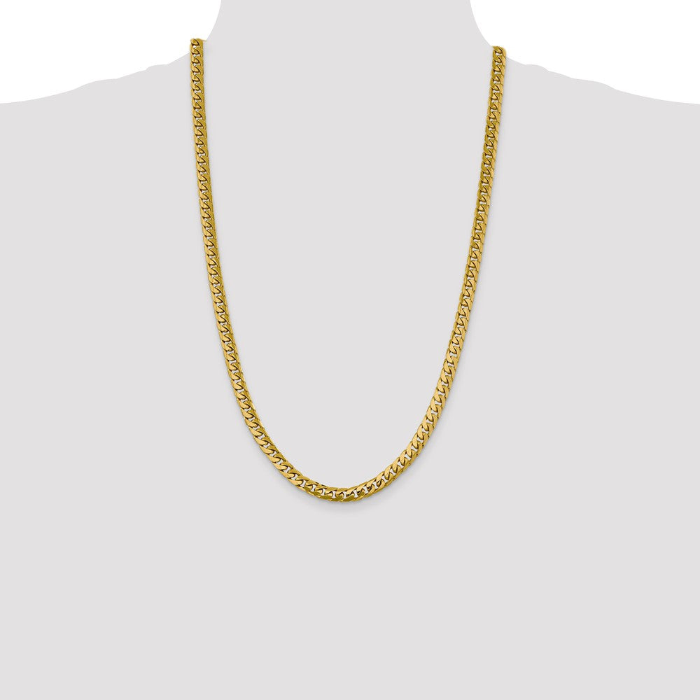 14k 6.25mm Solid Miami Cuban Chain - Product Photo