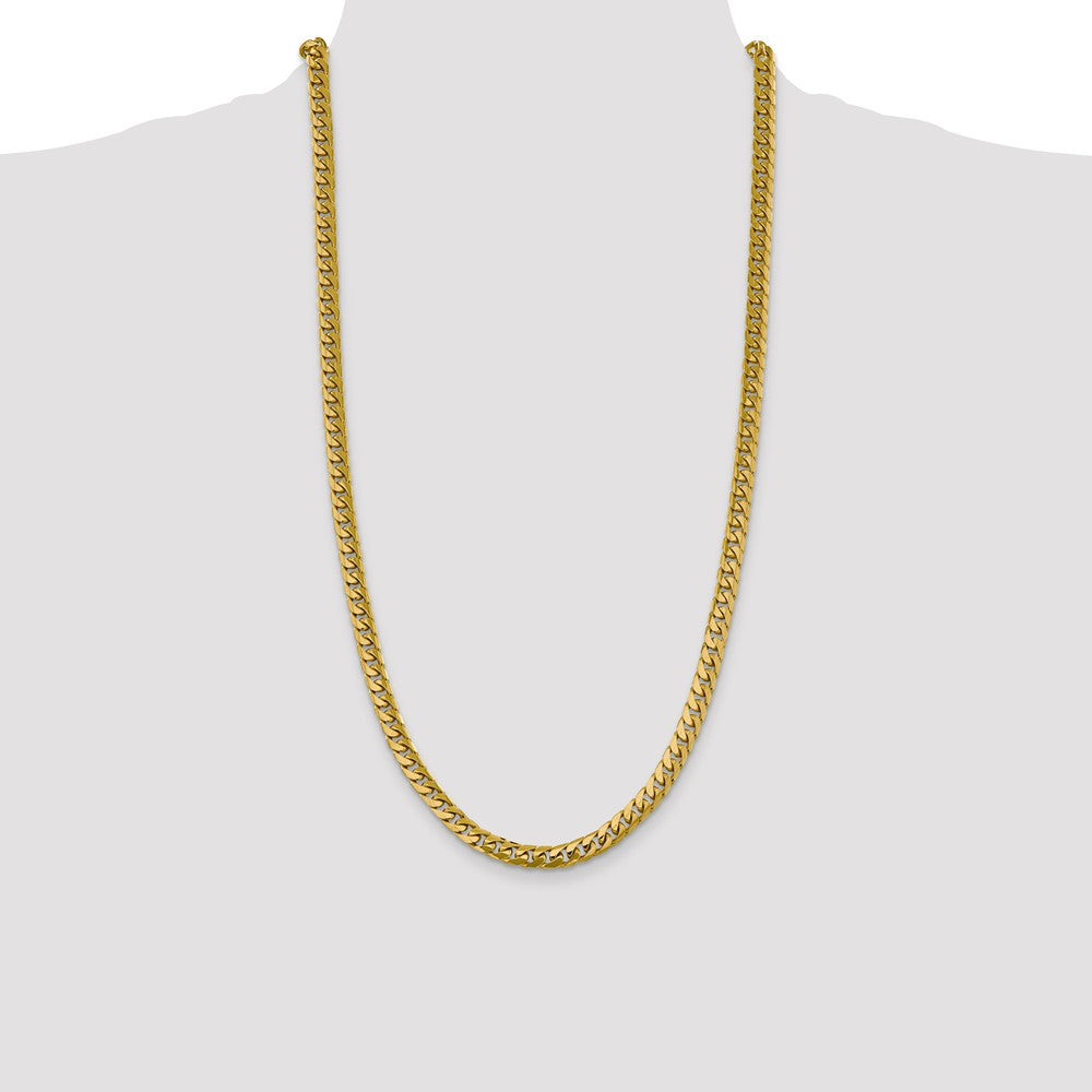 14k 6.25mm Solid Miami Cuban Chain - Product Photo