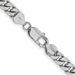 14k White Gold 6.25mm Solid Miami Cuban Chain - Product Photo
