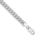 14k White Gold 6.25mm Solid Miami Cuban Chain - Product Photo
