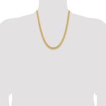 14k 6.75mm Solid Miami Cuban Chain - Product Photo