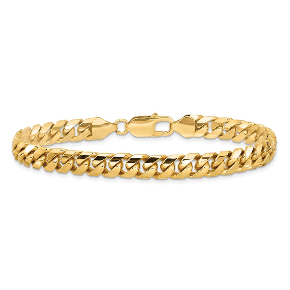 14k 6.75mm Solid Miami Cuban Chain - Product Photo
