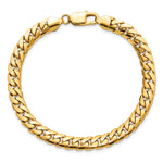 14k 6.75mm Solid Miami Cuban Chain - Product Photo