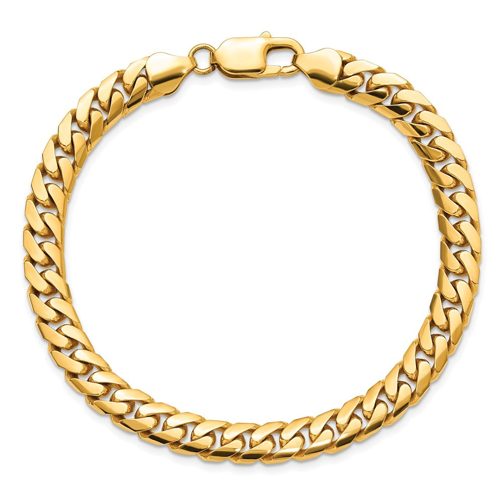 14k 6.75mm Solid Miami Cuban Chain - Product Photo