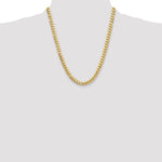 14k 8mm Solid Miami Cuban Chain - Product Photo