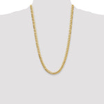 14k 8mm Solid Miami Cuban Chain - Product Photo