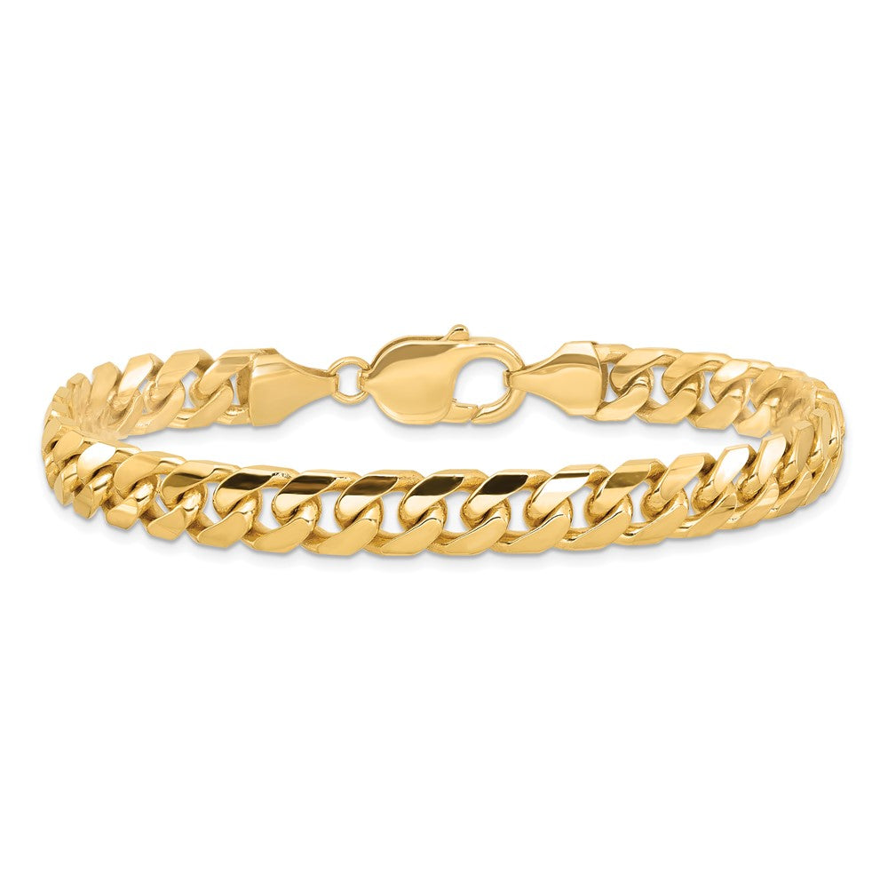 14k 8mm Solid Miami Cuban Chain - Product Photo