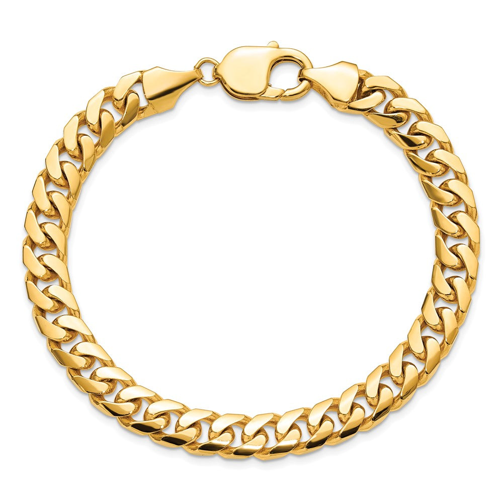 14k 8mm Solid Miami Cuban Chain - Product Photo