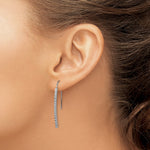 14K White Gold Diamond Fascination Diamond Dust/Accent Earrings - Product Photo