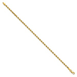 14k 2.5mm Semi-solid D/C Rope Chain - Product Photo