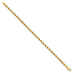 14k 3.5mm Semi-solid D/C Rope Chain - Product Photo