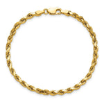 14k 3.5mm Semi-solid D/C Rope Chain - Product Photo