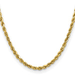 14k 4mm Semi-solid D/C Rope Chain - Product Photo