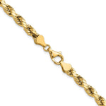 14k 5.5mm Semi-solid D/C Rope Chain - Product Photo