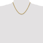 14k 5.5mm Semi-solid D/C Rope Chain - Product Photo