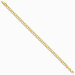 14K Yellow Gold Double Link Charm Bracelet - Product Photo