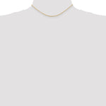 14K Yellow Gold 1.5mm Ultra Diamond-Cut Rope Chain Necklace 14"-24" - Product Photo