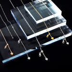 Sterling Silver Rose Gold-Pl. Adjustable 1.2mm D/C Rope Chain Necklace 22"-30" - Product Photo