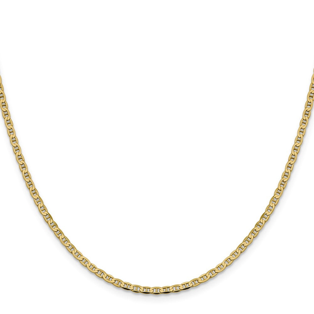 14k 2.4mm Concave Anchor Chain - Product Photo