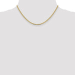 14k 2.4mm Concave Anchor Chain - Product Photo