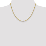 14k 2.4mm Concave Anchor Chain - Product Photo