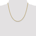 14k 2.4mm Concave Anchor Chain - Product Photo