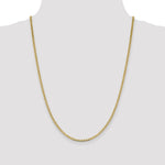 14k 2.4mm Concave Anchor Chain - Product Photo