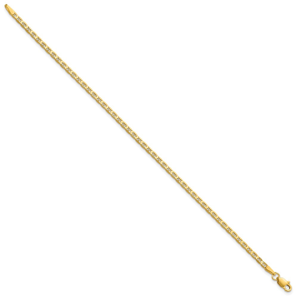 14k 2.4mm Concave Anchor Chain - Product Photo