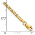 14k 2.4mm Concave Anchor Chain - Product Photo
