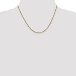 14k 1.8mm Flat Figaro Chain - Product Photo