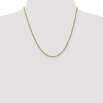 14k 1.8mm Flat Figaro Chain - Product Photo