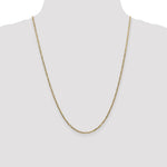 14k 1.8mm Flat Figaro Chain - Product Photo