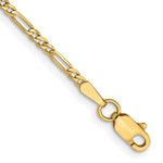 14k 1.8mm Flat Figaro Chain - Product Photo