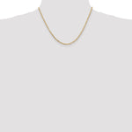 14k 2.25mm Flat Figaro Chain - Product Photo