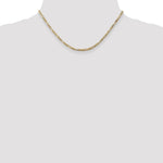 14k 2.75mm Flat Figaro Chain - Product Photo