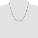 14k 2.75mm Flat Figaro Chain - Product Photo