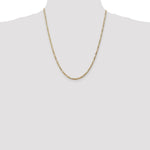 14k 2.75mm Flat Figaro Chain - Product Photo