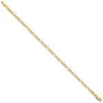 14k 2.75mm Flat Figaro Chain - Product Photo