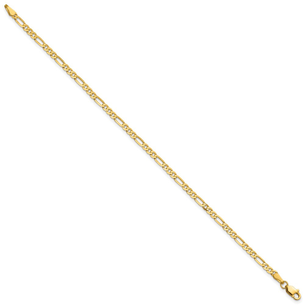 14k 2.75mm Flat Figaro Chain - Product Photo