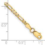 14k 2.75mm Flat Figaro Chain - Product Photo