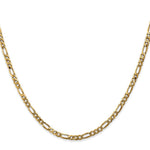 14k 3mm Flat Figaro Chain - Product Photo