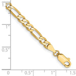 14k 4mm Flat Figaro Chain - Product Photo