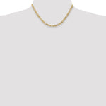 14k 4.75mm Flat Figaro Chain - Product Photo