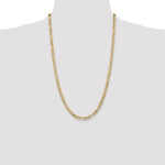 14k 4.75mm Flat Figaro Chain - Product Photo