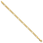 14k 4.75mm Flat Figaro Chain - Product Photo